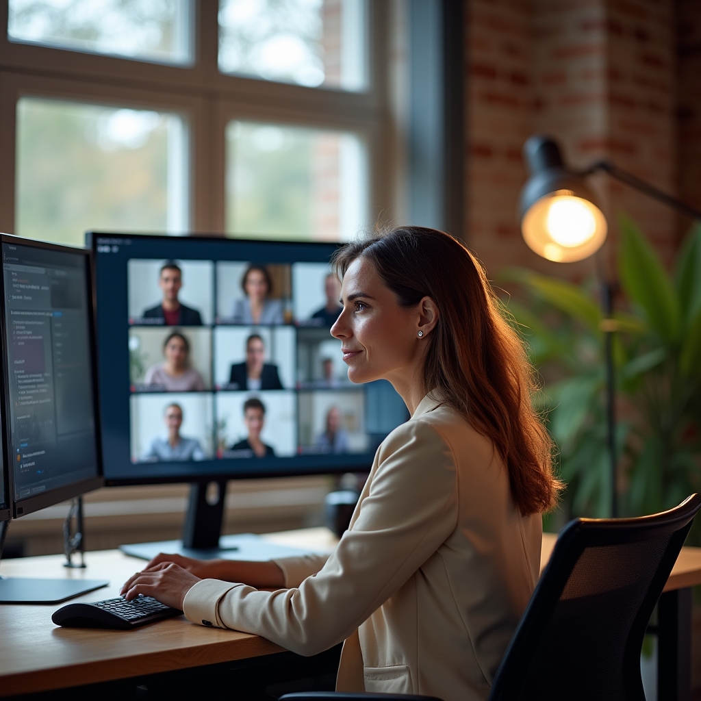 Presentazione webinar online sulla gestione del team